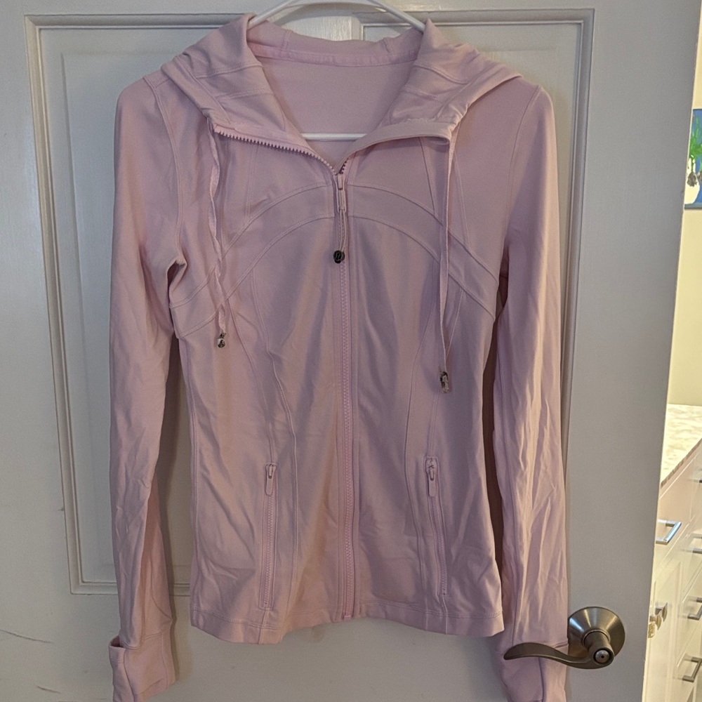 Lululemon Athletica Light Pink Hooded Jacket